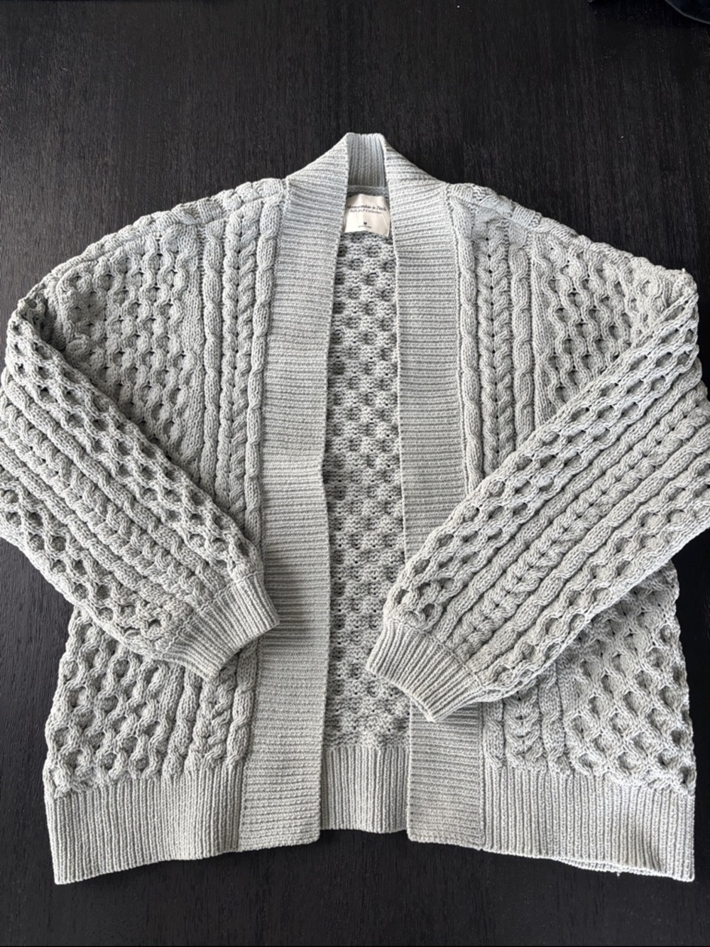 Abercrombie & Fitch Cable Knit Cardigan